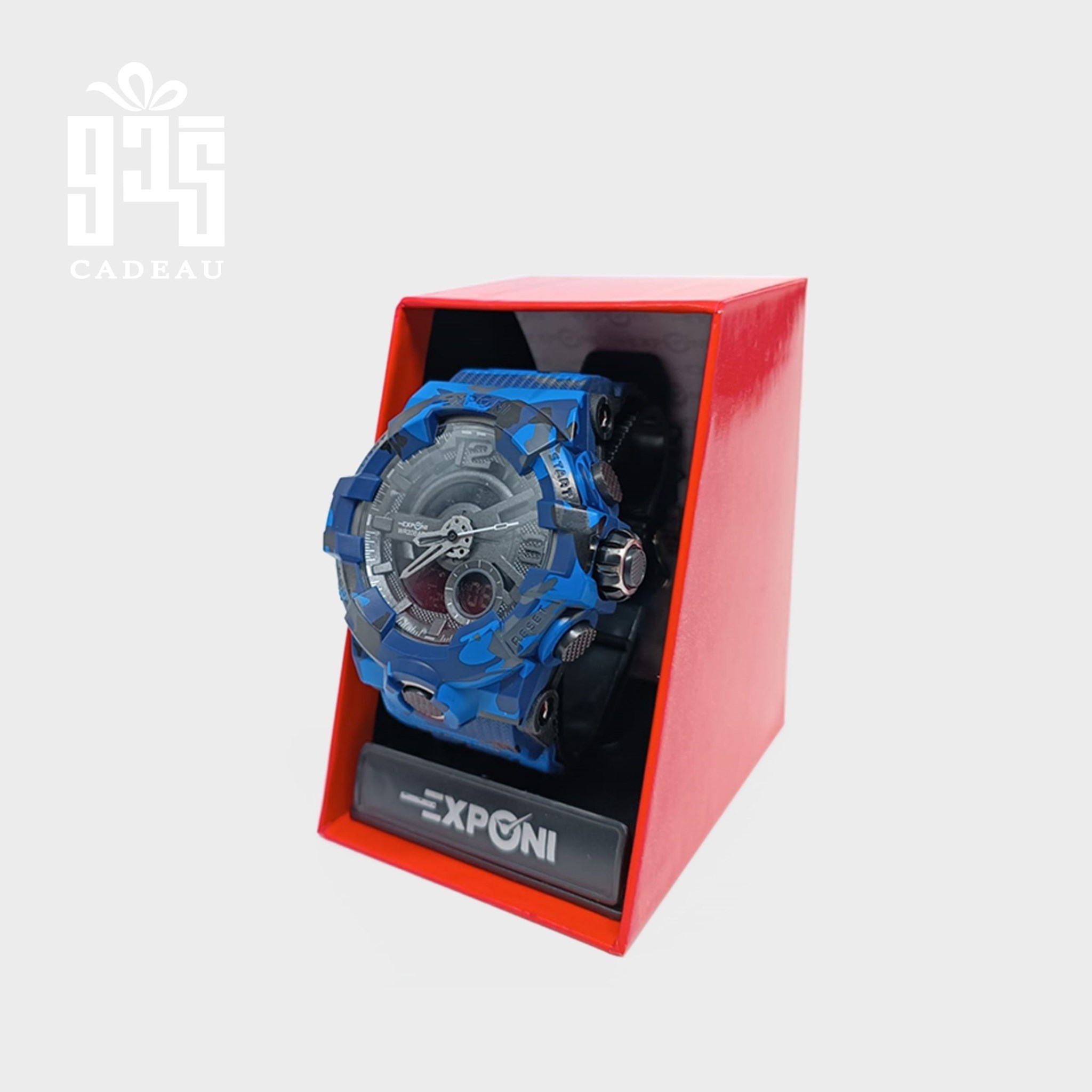 صورة المنتج ساعة Exponi أزرق مكفولة ضد الماء