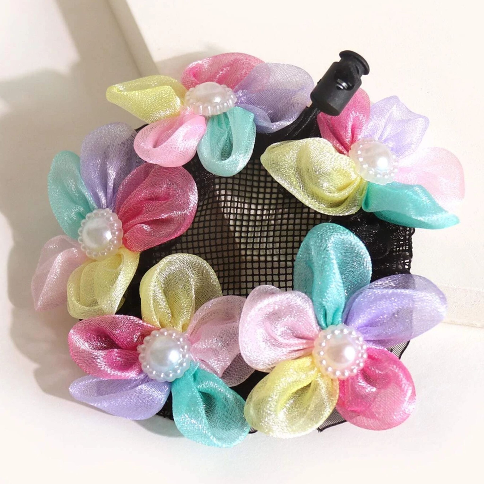 صورة المنتج ربطة شعر زهور - 2 قطعة